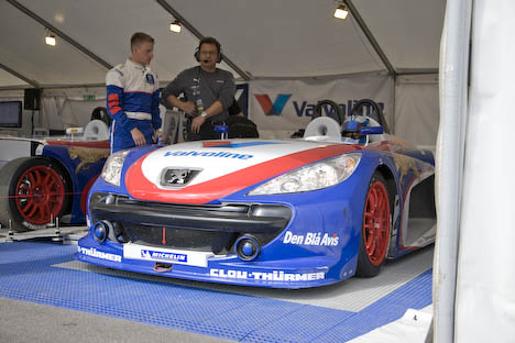 Hos Team Den Blå Avis var Spiderne klar til at rulle.
(Foto: Motorsporten.dk)